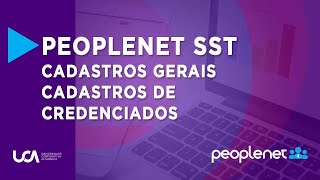 023  Peoplenet SST  Cadastros Gerais  Cadastros de Credenciados [upl. by Nirrak712]