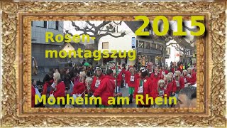 Rosenmontagszug 2015  Monheim am Rhein [upl. by Samella]