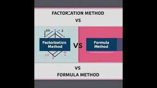 Factoriation vs formula method [upl. by Wilmar]