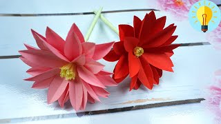 Blumen basteln mit Papier  Blume basteln  Geschenke basteln  Origami Blume [upl. by Relluf253]