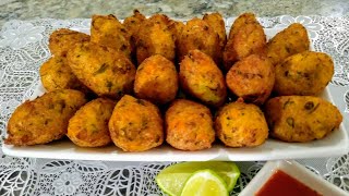 BOLINHO DE BACALHAUPETISCO FÁCIL E DELICIOSO [upl. by Sert307]