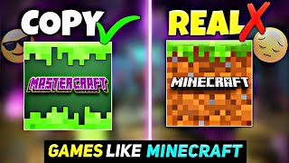 TOP 5 BEST COPY GAMES LIKE MINECRAFT 120 JAVA EDITION 🤩  BEST MINECRAFT COPYS FOR ANDROID 🔥 [upl. by Adle977]