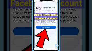 How To Delete Facebook Account Permanently ShortsFacebookFacebookAccountDeletePermanently [upl. by Nevets]