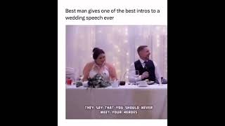 wedding bestmanspeech funny cute 😅✨🫶✨ trending ✨ [upl. by Earehc]