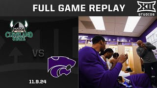 Cleveland State vs Kansas State Full Game Replay  202425 Big 12 Men’s Basketball [upl. by Atiuqan]