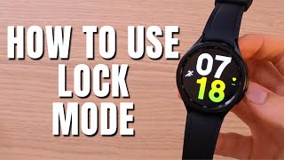 How to Use Water Lock Mode in Samsung Galaxy Watch 6 [upl. by Yatnwahs]