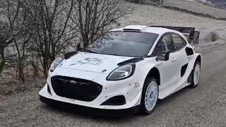 Test Rallye MonteCarlo 2024 Adrien Fourmaux [upl. by Idisahc719]