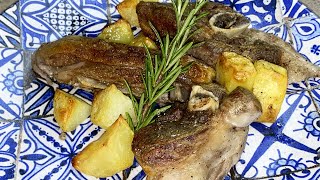 AGNELLO AL FORNO CON PATATE [upl. by Aerdnaeel143]