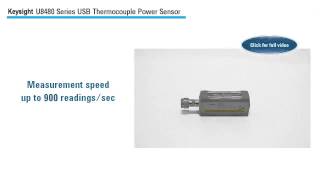 Introduction to U8480 Series USB Thermocouple Power Sensor [upl. by Philbo]