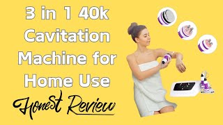 Cavitation Machine Reviews 3 in 1 40K Cavitation Machine for Home Body Contouring amp Skin Tightening [upl. by Anitan]