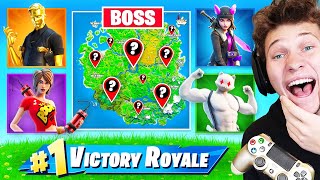 RANDOM Boss SKIN CHALLENGE in Fortnite INSANE [upl. by Tamqrah625]