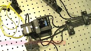 Automated Motorized Fiber Optics Alignment Stages  CyberAligner High Speed Photonics Alignment  PI [upl. by Azilef]