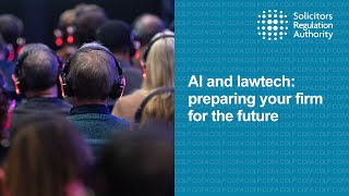 AI and lawtech preparing your firm for the future Compliance Officers Conference 2024 [upl. by Velleman]