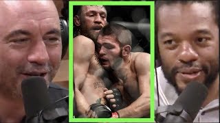 Herb Dean on What Khabib Says During His Fights  Joe Rogan [upl. by Osgood779]