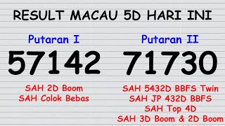 PREDIKSI TOTO MACAU 5D HARI INI 26 SEPTEMBER 2024  BOCORAN TOTO MACAU 5D HARI INI  TTM 5D [upl. by Nnaecyoj96]