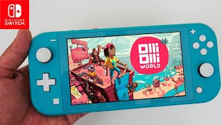 OlliOlli World Nintendo Switch LITE Gameplay [upl. by Eniamerej]