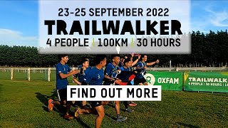 Take part in Trailwalker 2022  Oxfam GB [upl. by Nylrats621]