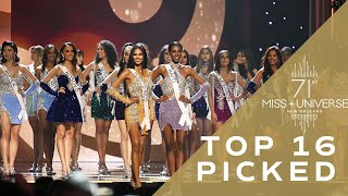 71st MISS UNIVERSE  Top 16 PICKED  Miss Universe [upl. by Anaiuq]