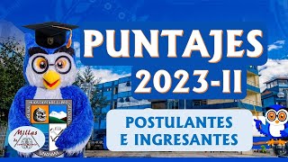 ðŸ“£ PUNTAJES postulantes e ingresantes UNASAM 2023II [upl. by Hilton]