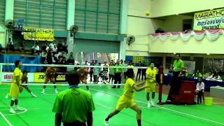 Chonburigames 2010 Sepaktakraw semifinal 2 [upl. by Ettenuahs73]