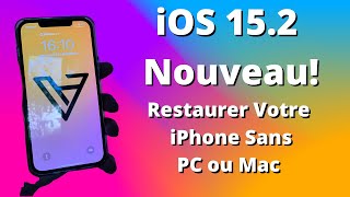 iOS 152  comment réinitialiser votre iPhone verrouillé sans PC ni Mac restaurer iPhone bloqué [upl. by Kalb]