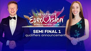 ULTIMATE EUROVISION 2024  SEMI FINAL 1 QUALIFIERS  with Noosh101 amp ESC SILVER [upl. by Esilehc35]