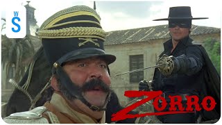 Zorro 1975  Scene Sgt Garcia [upl. by Nylodnew310]