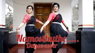 Namosthuthe  Swethambara Dhare Devi  Violin Cover  Dance Cover  NRITHYAthe art of souL [upl. by Ysnap]