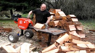 EXTREME Fastest Modern Firewood Processing Machine Amazing Homemade Log Splitter Wood Processor [upl. by Eilahs757]