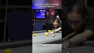 Marion Jude is the best in the womens game right now 🎱🔥 ultimatepool billiards 8ballpool [upl. by Oiluarb]