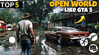 Top 5 Crazy Copy Games Of  GTA 5  For Android  Best OPEN WORLD Games Like GTA 5 HIGH GRAPHICS [upl. by Loella392]