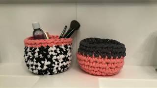 LE panier au crochet FACILE [upl. by Terag]