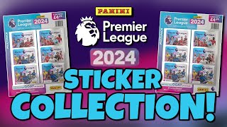 Starting The PREMIER LEAGUE 2024 Sticker Collection From Panini 2 Multipacks To KICK OFF [upl. by Mlawsky]