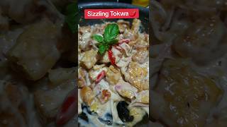 Sizzling Tofu  Sizzling tokwa recipe  food foodie shorts [upl. by Elynad]