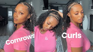 Cornrows amp Curls kerstipitre [upl. by Nimref]