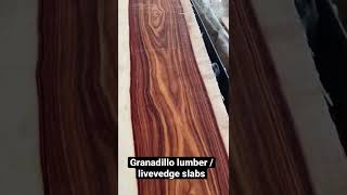 Granadillo livevedge slabs and lumber  Exotic woods california exotic hardwoods liveedgewood [upl. by Ranson565]