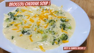 Broccoli cheddar soup  Creamy SoupPanera Bread Style Soup Recipe  149 [upl. by Chastity381]