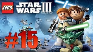 Lego Star Wars 3 The Clone Wars  Ch 4 Defenders of Peace Count Dooku  Part 15 [upl. by Kozloski]