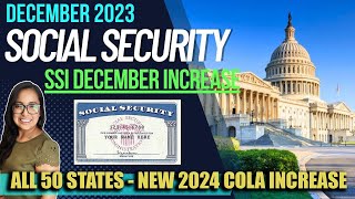 NEW SOCIAL SECURITY UPDATE DECEMBER 2023 NEW SSI INCREASE IN DECEMBER  2024 COLA Letter [upl. by Ethelbert]