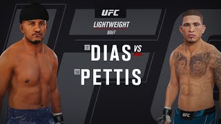 Jondell Dias 7 vs Anthony Pettis 10  FULL FIGHT  UFC 4 Gameplay [upl. by Herve]