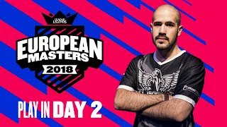 LoL EU Masters  Dan 2 w Sa1na Hakkinen [upl. by Airehtfele]