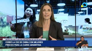 ESPACIO AGROPECUARIO CERRÓ LA CIIE DE CHINA CON MEJORES PRECIOS PARA ARGENTINA [upl. by Ynnaj]