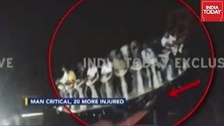 One Dead amp 20 Injured In Horrific Crash Of Joy Ride In Chennais Kishkinta Theme Park [upl. by Myrna]