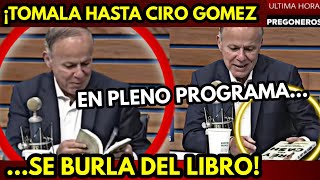 EN PLENO PROGRAMA EN VIVO ¡ CIRO Y LACAYOS DESPEDAZAN AL LIBRO EL REY DEL CASH [upl. by Theola616]