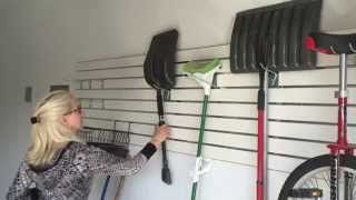 GarageEscape slatwall Easy Panel installation [upl. by Annoyk]