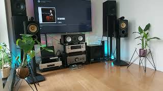 bampw 805 D2  dynaudio m20 play together with denon pmaa110 [upl. by Joung]