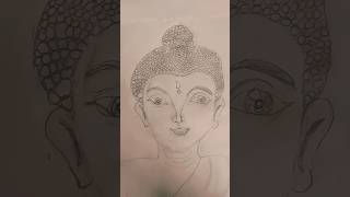 Lord Buddha drawing by advait 8 year old boy 😇💗 [upl. by Godfrey]