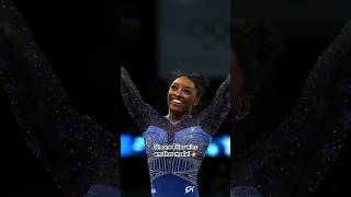 winner of women’s all around gymnastics🥇 gymnast simonebiles olympics goldmedal spedup [upl. by Elades113]