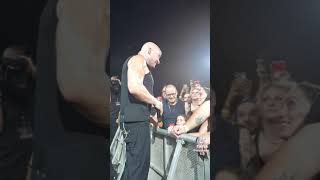 Disturbed stops show to comfort scared girl [upl. by Behm]