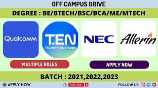 NEW HIRING 🔥🔥 FRESHERS 2023  NEW 2023 OFF CAMPUS HIRING applynow [upl. by Ferdie94]